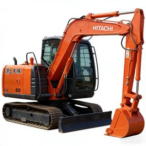 <span class=keywords><strong>Mini</strong></span>-excavatrice sur chenilles Hitachi ZX60 d'occasion avec moteur, pompe et engrenages - Haute efficacité, godet de 0,24 m, poids de 5990 kg, <span class=keywords><strong>prix</strong></span> abordable - Product Image 1