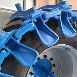 Chaîne de <span class=keywords><strong>pneu</strong></span> forestier à flottabilité élevée personnalisable, antidérapante, <span class=keywords><strong>chaussette</strong></span> de <span class=keywords><strong>pneu</strong></span> forestier pour les conditions de boue douce, de <span class=keywords><strong>montagne</strong></span>, rugueuses, glissantes et inégales - Product Image 6