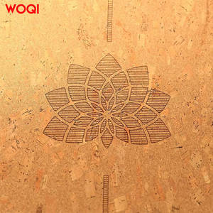 เสื่อโยคะ Woqi หนา 6 มม. พื้นผิว TPE คอร์ก พับได้ สำหรับออกกำลังกาย เสริมสร้างกล้ามเนื้อแกนกลาง และการออกกำลังกายด้วยล้อบริหารหน้าท้อง - Product Image 2