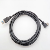 Cable de Impresora USB 3.0 AM a BM de Alta Velocidad (5 Gbps) con Conector en Ángulo Recto, Cable de Extensión con Conductor de Cobre Puro y Blindaje Trenzado para Computadora