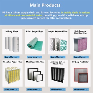 Filtre HEPA mini-plissé à joint en <span class=keywords><strong>gel</strong></span>, haute capacité de retenue de poussière, prix de gros, pour salle blanche, FFU et <span class=keywords><strong>douche</strong></span> d'air - Product Image 3