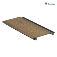 Revêtement mural composite co-extrudé WPC, grain de bois, panneau de bardage extérieur pour façade de maison, bâtiments de jardin et décoration extérieure
