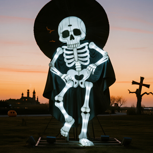 Ma quái sống động như thật đèn lồng ma không thấm nước bền cho ngoài trời sân Halloween hiển thị lối vào nhà ma ám Tạ Ơn - Product Image 3