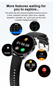 Montre connectée 2026 avec recharge sans fil, appels, bracelet <span class=keywords><strong>de</strong></span> fitness pour hommes et femmes, cadran personnalisable, montre connectée sport, fitness, santé - Product Image 6