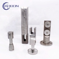 Garde-corps balustre d'extérieur en acier inoxydable Garde-corps en verre Clôture de piscine en verre sans cadre Robinet en verre réglable