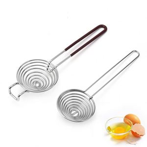 Batteur multifonctionnel personnalisé en gros pour cuisinière, séparateur de jaune et blanc d'œuf en acier inoxydable, disponible en deux styles - Product Image 1