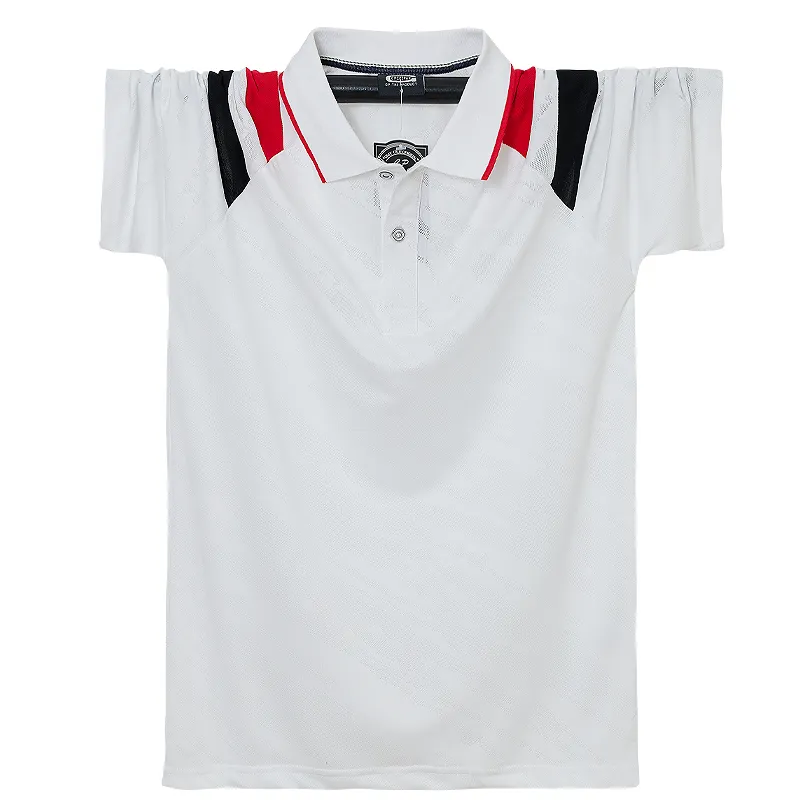 Camisas polo de golfe para homens, logotipo personalizado OEM, gráfico de alta qualidade, peso grande e tamanho grande, manga curta, pesada e grande