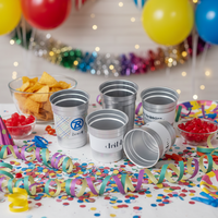 Tasses réutilisables en aluminium pour camping et fêtes, gobelets jetables et recyclables pour boissons froides, idéaux pour les bars et événements en extérieur