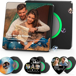 Nuevo Imán de Refrigerador Acrílico Personalizado al por Mayor <span class=keywords><strong>con</strong></span> Reproductor de Música, Imán de Refrigerador <span class=keywords><strong>con</strong></span> Álbum de Fotos Personalizado DIY - Product Image 3