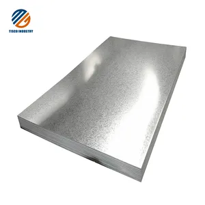 Placa de chapas galvanizadas Q235 Q345 chapa de aço galvanizado por imersão a quente placa Gi SPCC dx51d + AZ spangle regular por imersão a frio