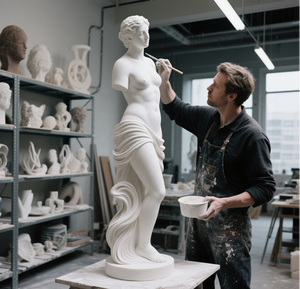 ผงหล่อแบบเจสโมไนต์เป็นมิตรต่อสิ่งแวดล้อมสำหรับงานฝีมือยิปซั่มแบบ DIY แห้งเร็ว6-20นาที - Product Image 3