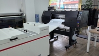 Imprimante DTF Garros à circulation d'encre blanche automatique, machine d'impression par transfert DTF haute définition pour atelier de confection