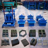 Machine automatique pour la fabrication de briques, plastique et béton
