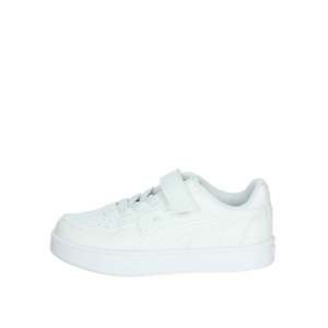 Zapatillas Puma para Niños Blancas con Cierre de Velcro y Suela Gruesa - Product Image 1