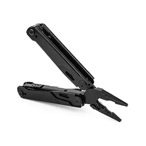 Black Oxidized Stainless Steel Multi Purpose Pliers Multitools EDC Knife Multi-tools With Scissors For Outdoor Survival Camping