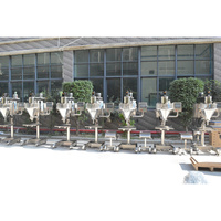 Machine de remplissage semi-automatique haute précision à vis sans fin pour poudres (café, farine, protéines, épices) et emballage en bouteilles/sacs