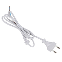 Cordon d'alimentation pour lampe à deux pôles coréen KC, rallonge personnalisable, connecteur semi-dénudé