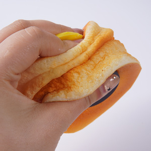 Simulated fruit honey crepe cake quick <b>rebound</b> squeeze decompression toy fake cake home decoration refrigerator magnet - Product Image 3