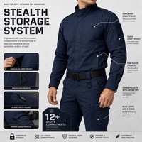 Tenue Tactique Expert Performance Furtive Prête pour la Ville GRS Recyclé DWR Extensible Poche Discrète Combinaison Tactique Logo Personnalisé OEM