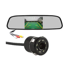 car rearview parking system, Espejo retrovisor con camara