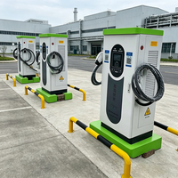 Station de recharge rapide pour véhicules électriques 60 kW, prise universelle de type 2, chargeur commercial pour véhicules électriques avec autorisation RFID, indice de protection IP65