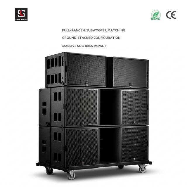 Lase Sound Manufacturer 3-way Neodymium Dual 15 Inch High Power Long Throw Line Array Speaker With Dual 18 Inch Subwoofer