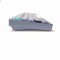 Kustom DIY RGB antighosting PCB terpasang Hot-Swappable Keyboard CNC Metal Case Kit Mechanical Keyboard Cool RGB Gaming Keyboard