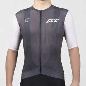 China Großhandel Fahrrad bekleidung Custom Cycling Jersey Kurzarm Schweiß ableitende Männer Fahrrad kleidung