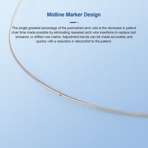 Fili dentari espansi in lega di Tma-titanio molibdeno forma rettangolare fili arco ortodontico - Product Image 4