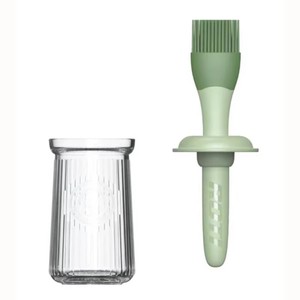Silicone Oil <b>Brush</b> <b>Bottle</b> Long Handle Plastic Food Grade High Temperature Resistant Integrated Design Baking BBQ Camping - Product Image 1