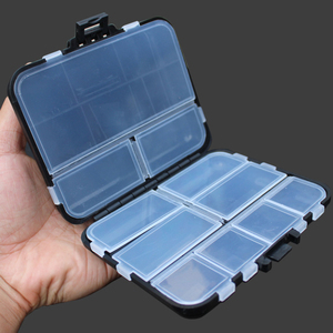 Boîte de pêche en plastique dur FB102, haut droit pour les plombs de pêche <span class=keywords><strong>à</strong></span> <span class=keywords><strong>la</strong></span> <span class=keywords><strong>mouche</strong></span>, boîte de matériel de pêche, boîte de rangement d'accessoires de pêche - Product Image 4