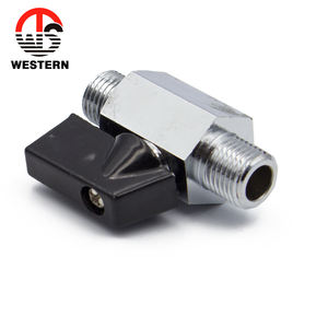 1/<span class=keywords><strong>8</strong></span> "-1/2" 3/4 "1 дюйм кованый латунный Мини-шаровой клапан хромированный с FXF или FxM резьбой пластиковая алюминиевая ручка-бабочка - Product Image 3