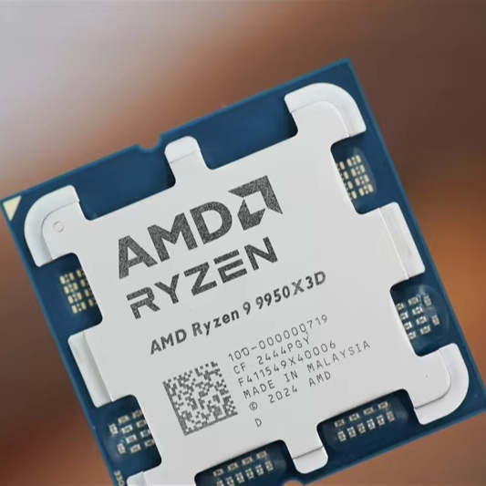 The Latest AMD Ryzen 9 9950X3D Zen5 16-core 32-thread CPU Gaming/AI Processor, With a Base Frequency of 4.3GHz