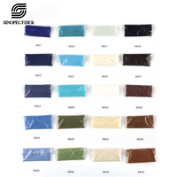 Poudre de nylon 66 100% 3Dx0.8mm, microfibre brillante semi-mate, écologique, pour impression de logo sur sacs, ignifuge, motif teint