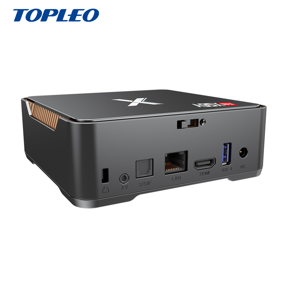 Amlogic S905X2 A95X MAX 2T2R WIFI VP9 + 4 k android boîte de télévision intelligente 2 GO 4 GO 6 go ram option