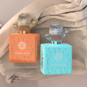 ABOLAND Square <b>Reed</b> <b>Diffuser</b> Bottle With Gold Stamping Engraving Design Home Fragrance Decorative Packaging - Product Image 3
