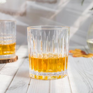 <span class=keywords><strong>Whisky</strong></span> rayé DH Premium, style américain, transparent, 320 ml, épais, sublimation, sans plomb, design luxueux, respectueux de l'environnement, bourbon - Product Image 2