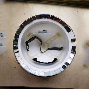 <span class=keywords><strong>Espejo</strong></span> láser redondo, iluminación LED, tocado de bola de discoteca para fiesta de baile - Product Image 2