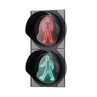 Type de carte de passage pour piétons contrôleur de feux de circulation boîtier PC 300mm Temporizador Cisual Semaforo LED feu de signalisation