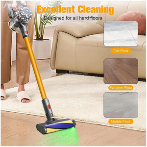Accessoires pour aspirateur avec détection de poussière par lumière verte, compatibles avec les modèles sans fil <span class=keywords><strong>Dyson</strong></span> V7 V8 V10 V11 <span class=keywords><strong>V15</strong></span> pour sols durs - Product Image 3