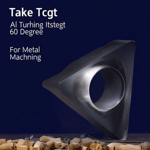 Inserto de Torneado Ttake Tcgt Al de 60 Grados Positivo para Mecanizado de Metales - Product Image 3