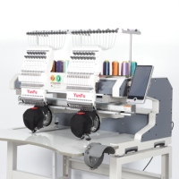 Nouvelle machine à broder informatisée Tajima à 2 têtes, 12-15 aiguilles, composants de base du moteur Dahao, utilisation domestique
