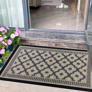 Tapis de porte épais creux à grille personnalisée pour les jours de pluie et de neige ou les chantiers de construction - Product Image 6