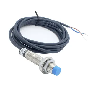 Interruptor de proximidad inductivo original de 2/BX, CC 6-36V, 300mA, 3 cables, NPN, NO, Sensor inductivo de 4mm