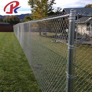 Valla de enlace de cadena galvanizada sumergida en caliente barata usada industria decorativa portátil de 8 pies para RANCHO Y USO COMERCIAL - Product Image 6