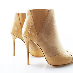 בטיחות גבירותיי אמיתי עור אופנתי קרסול חורף מגפי נשים עם עקב גבוה קרסול מין מגפי נשים - Product Image 2