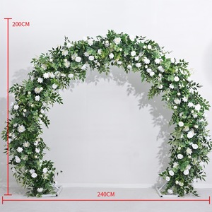 Arche de toile de fond incurvée portable pour mariage en bord de mer, cérémonie en forêt et fête mobile en plein air - Product Image 6