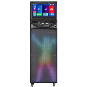 Công suất cao kép 10 inch máy karaoke màn hình Wifi Loa KTV Hệ thống loa thông minh Lyric hiển thị nhảy múa ánh sáng rạp hát tại nhà - Product Image 2
