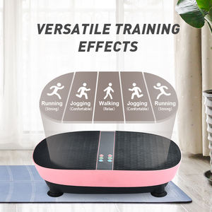 पुल कॉर्ड रिमोट कंट्रोल के साथ मिनी वर्टिकल बॉडी एक्सरसाइज मशीन पावर कंपन प्लेटफॉर्म - Product Image 3