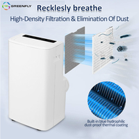 GREENFLY JJPRO Climatiseur portable vente en gros maison intelligente 12000 btu climatiseur sur pied climatiseurs mobiles à vendre